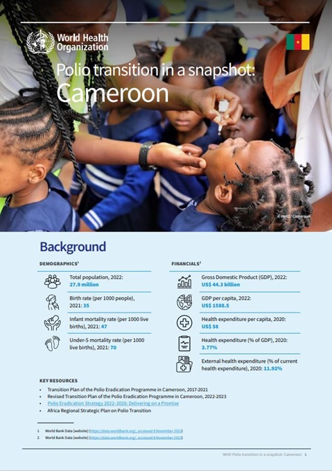 Cameroon Polio Transition Snapshot