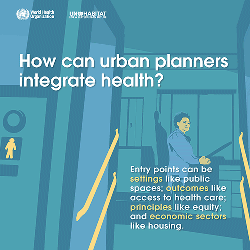 Urban Health infographics How can urban planners integrate health?