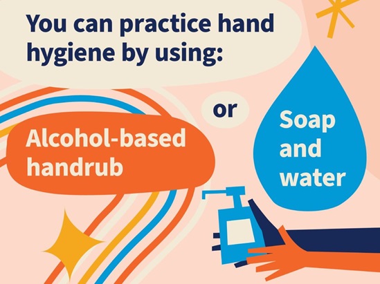 poster on hand hygiene