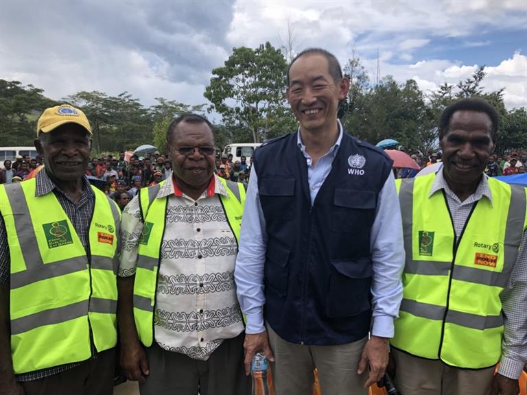 #07 RD with polio workers and vaccinators
