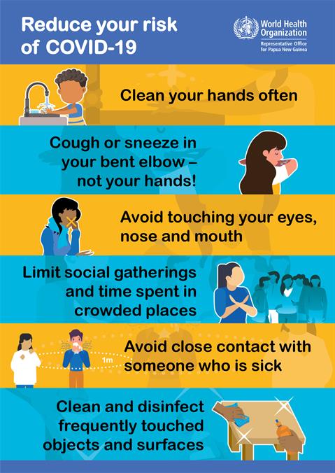 Reduce your risk of COVID-19